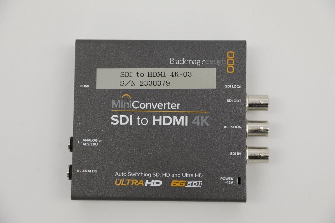 6G/3G/HD/SD-SDI to HDMIコンバーター