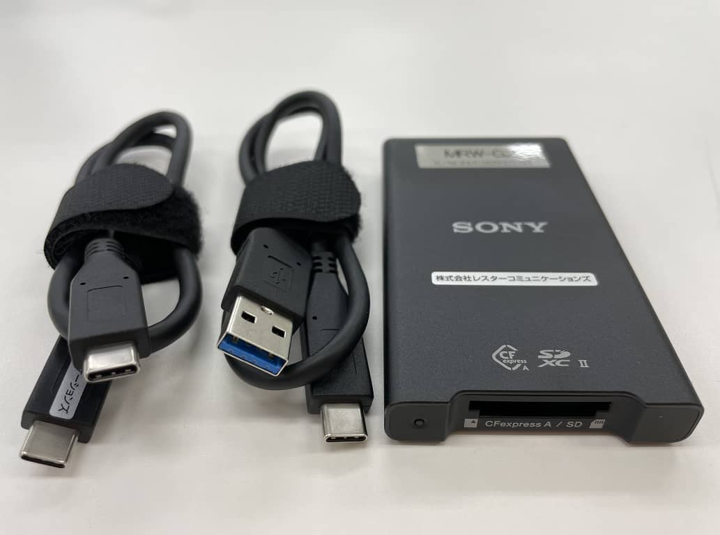 公式 SONY Type-Cカードリーダー USB MRW-G2 もたつき 外付けハードディスク・ドライブ