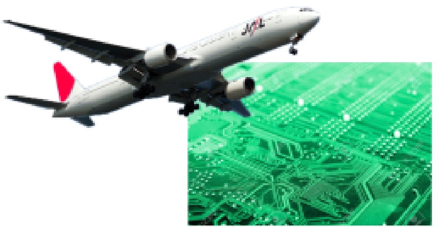 飛行機 電子基板
